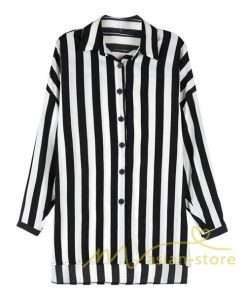 在庫ある | 短納期シャツレディースブラウス カーディガン カジュアルゆったりシャツトップス フォーマルシャツ オフィスブラウス ストライプ 春夏衣装 薄手 通学通勤