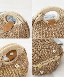 女性用バッグ | トートバッグ レディース 軽い カゴバッグ 2022 おしゃれ かごバッグ 夏 サマーバッグ バッグ 女性 旅行 ストローバッグ 手編み 軽量 大容量