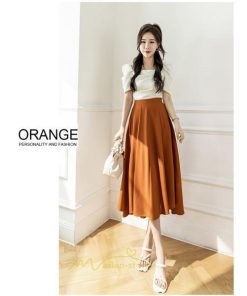 スカート | ロング丈 ボトムス レディース マキシ 上品 20代30代40代50代 カジュアル 通勤 通学 お出かけ 着痩せ 韓国風 エレガント 夏物 体系カバー 可愛い