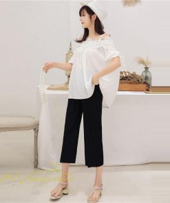 パンツ レギンス | マタニティパンツ 7分丈 レディース 着痩せ ゆったり マタニティウェア サマーパンツ カジュアル ウエスト調整 妊婦 産前 新作 きれいめ 夏 パンツ おしゃれ