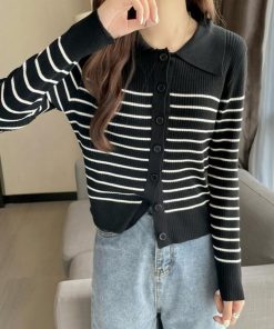 ニット・セーター | ボーダー柄 ニット トップス レディース