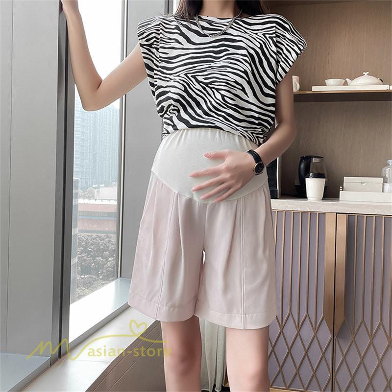 パンツ レギンス | マタニティ ショートパンツ 夏 サマーパンツ ハーフパンツ 通学 カジュアル パンツ マタニティパンツ おしゃれ ゆったり 妊婦服 上品 産後 ワイドパンツ 産前