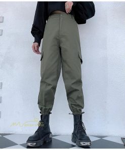 その他 | カーゴパンツ レディース ボトムス ストレート スリム ストレッチ ウエストゴム 着痩せ 格好いい お出かけ カジュアル 着回し ヒップホップ アウトドア シンプル