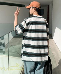 Tシャツ | Tシャツ メンズ 半袖 ゆったり ボーダー おしゃれ 半袖カットソー ファッション カジュアル体型カバー トップス メンズスタイル 夏新作