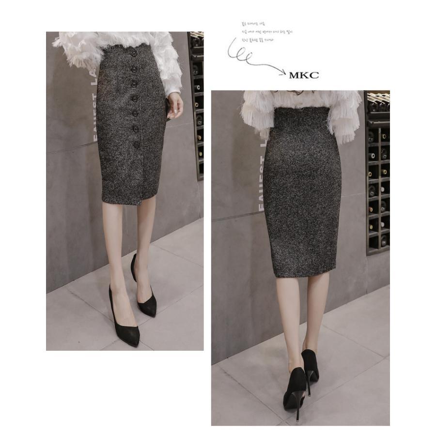 在庫ある | 短納期巻きスカート タイトスカート ハイウエスト 膝下丈スカート ビジネススカート フォーマルオフィス ラシャスカート エレガント OL 通勤 着痩せ フェミニン