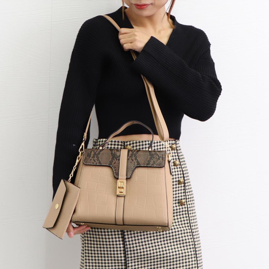 ハンドバッグ | レディース クロコ柄バッグ