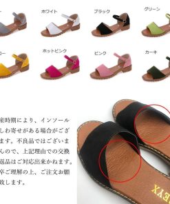 サンダル | 美脚レディース 歩きやすい ローヒール シューズ アンクルストラップ