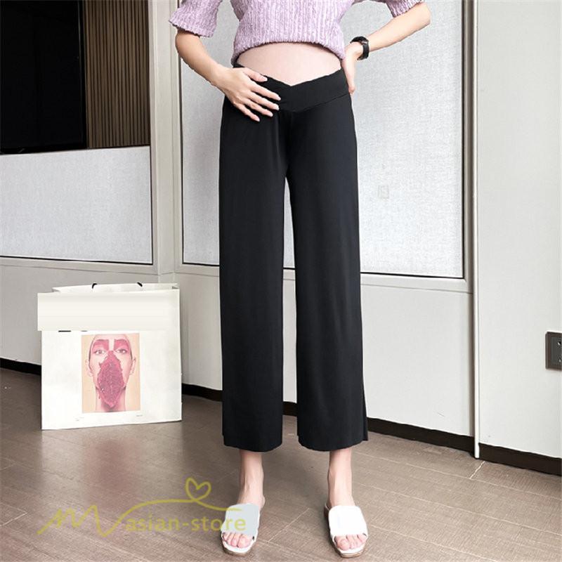パンツ レギンス | マタニティ ワイドパンツ ガウチョパンツ 着痩せ 無地 着痩せ ゆったり マタニティパンツ パンツ マタニティウェア 日常 夏新作 おしゃれ サマー サマーパンツ