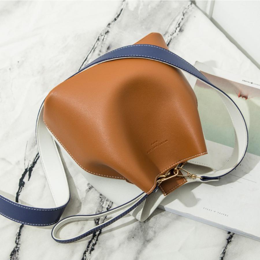 ショルダーバッグ | バケツバッグ レディース バイカラー