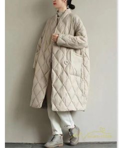 ダウンジャケット コート | キルティングコート ロングコート レディース アウター 防寒 ダウン 中綿 秋 冬アウター 長袖 冬服 キルティングジャケット 大きめ ゆったり 立てネック