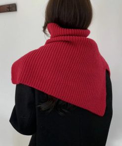 マフラー | タートルネック ニットウォーマー 韓国風