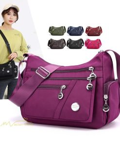 女性用バッグ | ショルダーバッグ レディース 防水 多機能 ポケット沢山 肩掛け 収納 軽量 バッグ Bag 鞄 ママかばん 大人 お出かけ 20代30代40代 収納 通学通勤