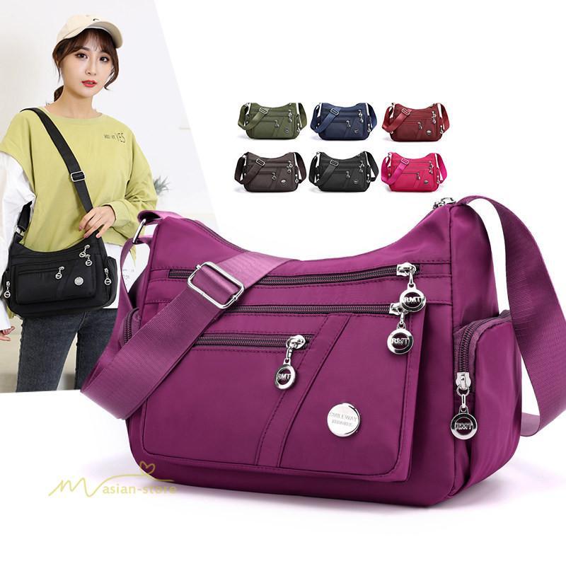 女性用バッグ | ショルダーバッグ レディース 防水 多機能 ポケット沢山 肩掛け 収納 軽量 バッグ Bag 鞄 ママかばん 大人 お出かけ 20代30代40代 収納 通学通勤