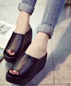 パンプス | 厚底サンダル 歩きやすい 靴 オープントゥ レディース ウェッジソール ミュールサンダル