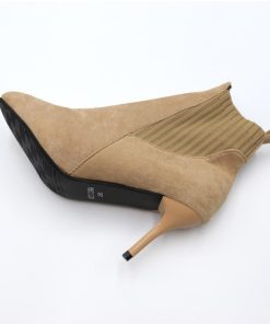 ショートブーツ | ショート丈 パーティー ブーティー ブーツ ハイヒール レディース スエード ファッション靴