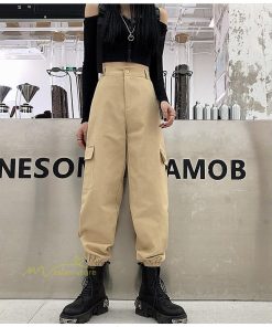 その他 | カーゴパンツ レディース ボトムス ストレート スリム ストレッチ ウエストゴム 着痩せ 格好いい お出かけ カジュアル 着回し ヒップホップ アウトドア シンプル