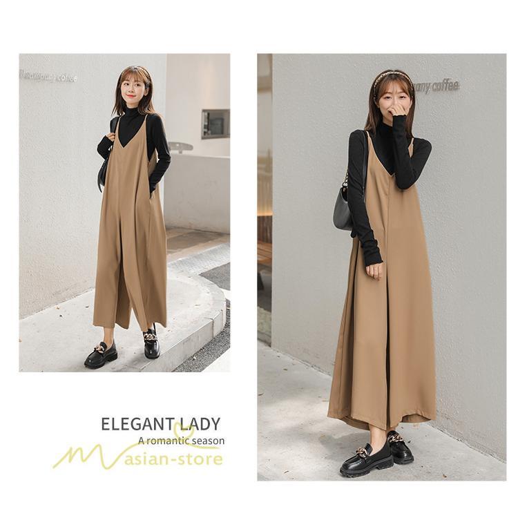 オーバーオール サロペット | サロペット レディース スカーチョ ワイドパンツ 無地 キャミ ガチョウパンツ 繋ぎ オールインワン 秋物 夏服 冬春 可愛い 20代30代40代50代 大人 学生 通学通勤