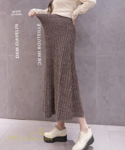 スカート | マタニティ秋 冬 ニット コーデ ロング丈 Aラインマタニティウェア 産前 産後 ゆったり ウエスト調整 きれいめ ハイウエスト 上品