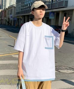 Tシャツ | Tシャツ メンズ 半袖 カットソー 切り替え 重ね着風 夏新作 サマー ファッション メンズスタイル カジュアル 大きいサイズ 夏 格好いい クルーネック