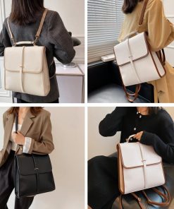 ハンドバッグ | 韓国風 リュックサック黒 レディース