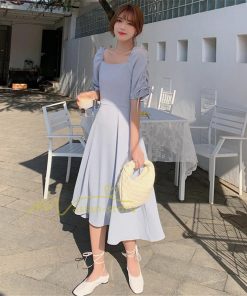 マキシ | ワンピース レディース 春夏 半袖ワンピース 40代 キレイめ ロングワンピース 無地 Aラインワンピース ゆったり 韓国風 着痩せ シンプル カジュアル オシャレ