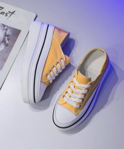 スニーカー | 厚底シューズ キャンバス厚底レディース レースアップ ラウンドトゥ 滑り止めソール ウォーキングシューズ スニーカー スポーツ