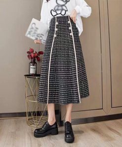 フレアスカート | フレアスカートニットスカートハイウエスト