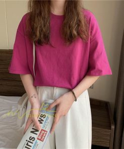 tシャツ・カットソー | Tシャツ レディース 半袖 春 夏 秋 トップス カットソー カジュアル シンプル ゆったり 20代30代40代50代 体型カバー 通勤通学 着回し 無地人気 お出かけ 上品