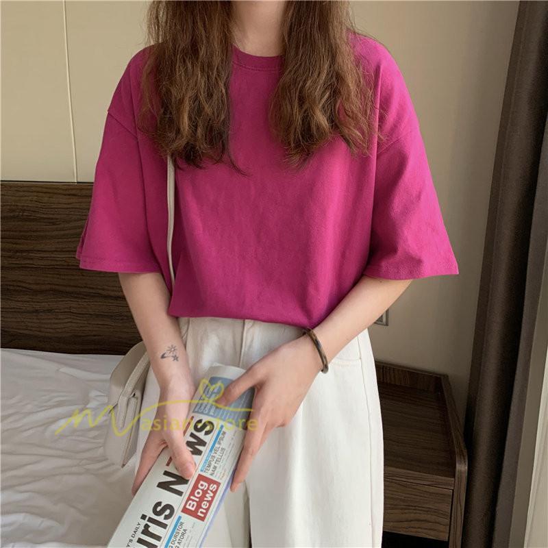 tシャツ・カットソー | Tシャツ レディース 半袖 春 夏 秋 トップス カットソー カジュアル シンプル ゆったり 20代30代40代50代 体型カバー 通勤通学 着回し 無地人気 お出かけ 上品