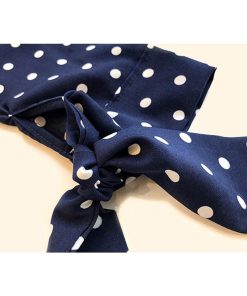 在庫ある | 短納期シフォンブラウスレディース ドットシャツ ビジネスブラウストップス オフィスフォーマルシャツブラウス 薄手 春夏衣装 通学通勤 着痩せ リボン OL