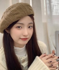 ベレー帽 | ニットレディース帽子 3色