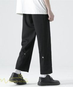 チノパン | ワイドパンツ メンズ カジュアルパンツ 夏新作 黒 アンクルパンツ ガウチョ パンツ 体型カバー 着痩せ 上品 3XL ビジネス 大きいサイズ サマーパンツ オフィス