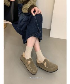 ローファー | モカシン レディース モカシンシューズ カジュアルシューズ 内ボア ファー シンプル ぺたんこ 秋 冬 柔らかい あったか 痛くない もふもふ 2022新作