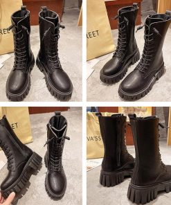 ショートブーツ | レースアップミドルブーツ ストームブーツ