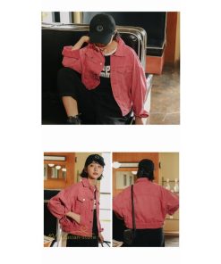 デニムコート | レディース デニムジャケット ジージャン カジュアル Gジャン ショート丈 ボタン ポケット アウター ラペル ゆったり ジャケット 無地 長袖 シンプル 学生風