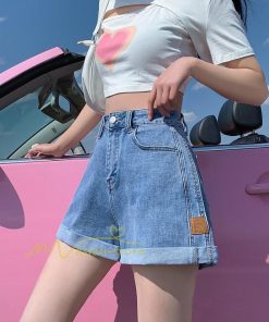 ショートパンツ | レディース ボトムス パンツ ロールアップデニム 夏新作 美脚 デニム ゆったり おしゃれ 通勤通学 20代30代40代 カジュアル お出かけ 韓国風
