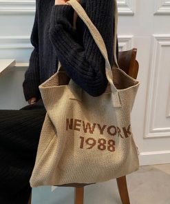 トートバッグ | ニット レディース 秋冬