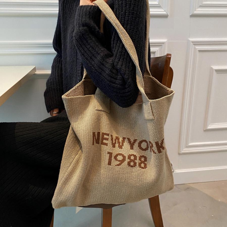 トートバッグ | ニット レディース 秋冬