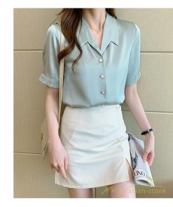 シャツ・ブラウス | ブラウス シャツ オフィス レディース 白 半袖 ビジネス カジュアル 通勤着 レディース 半袖 シャツ トップス 女性着 上品 きれいめ ブラウス エレガント
