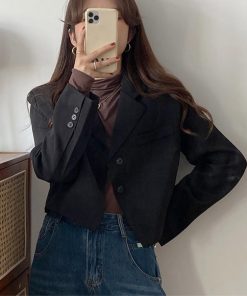 ジャケット・ブルゾン | ジャケット レディース ショート丈 韓国