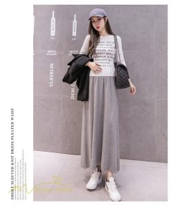 スカート | マタニティ秋 冬 フレア Aライン マタニティウェア 無地 ロング丈 ウエスト調整 カジュアル 産前 妊婦服 産後 ロングスカート