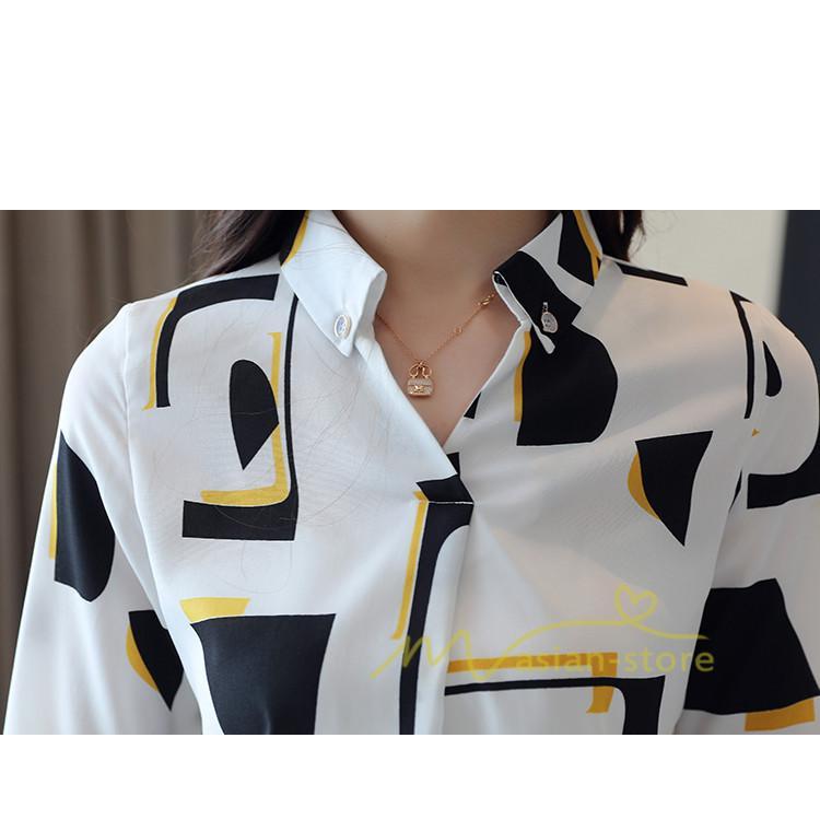 在庫ある | 短納期ブラウスレディースシャツ シフォンブラウス ビジネスカジュアルシャツトップス オフィスブラウス フォーマルシャツ 薄手 通学通勤 プリント 春夏衣装