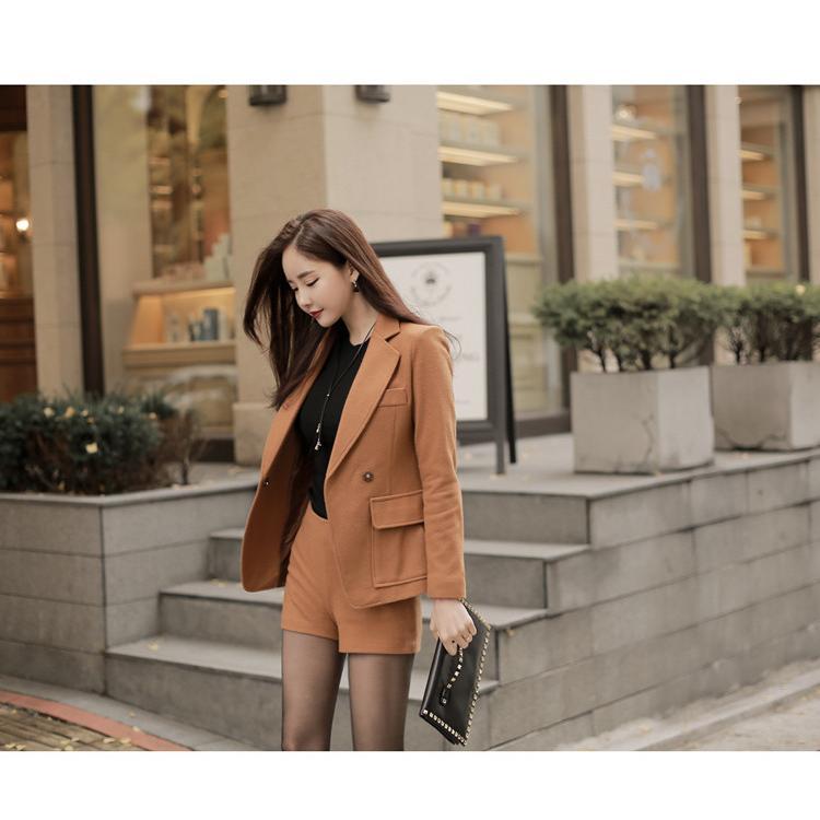 在庫ある | 短納期ビジネススーツレディース パンツスーツ セレモニースーツ 入学式 卒業式 面接 発表会 ジャケット ボトムス 通学通勤 着痩せ ショートパンツ OL 2点セット