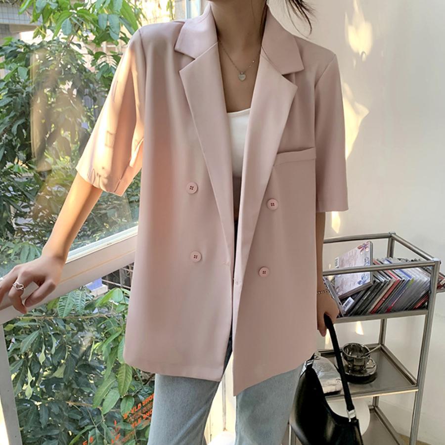 テーラードジャケット | 半袖テーラードジャケットオルチャン夏新作