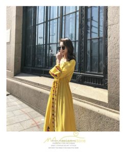 マキシ | ロングワンピース ロング丈 刺繍 ワンピ 民族風 エスニック風 長袖 ゆったり 体型カバー シンプル ナチュラル 花柄 旅行 着痩せ 綿麻 お出かけ　 リゾート