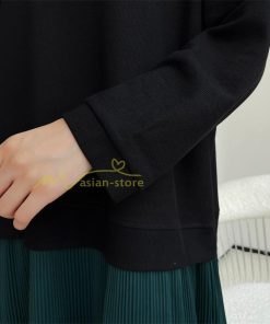 マキシ | 切り替えワンピース ドッキングワンピース 秋 レディース 裾プリーツワンピース ロングワンピース ゆったり 大きいサイズ 長袖 可愛い 秋物 大人 30代50代