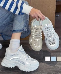 シューズ | ダッドスニーカー レディース 韓国風厚底