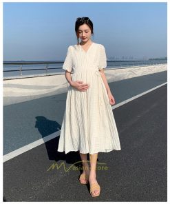 ワンピース | マタニティ 服 産前産後 ルームウェア 半袖 春 夏 安い オシャレ 妊婦服 妊婦用 マタニティウェア 上品 20代30代40代 カジュアル お出かけ 無地人気