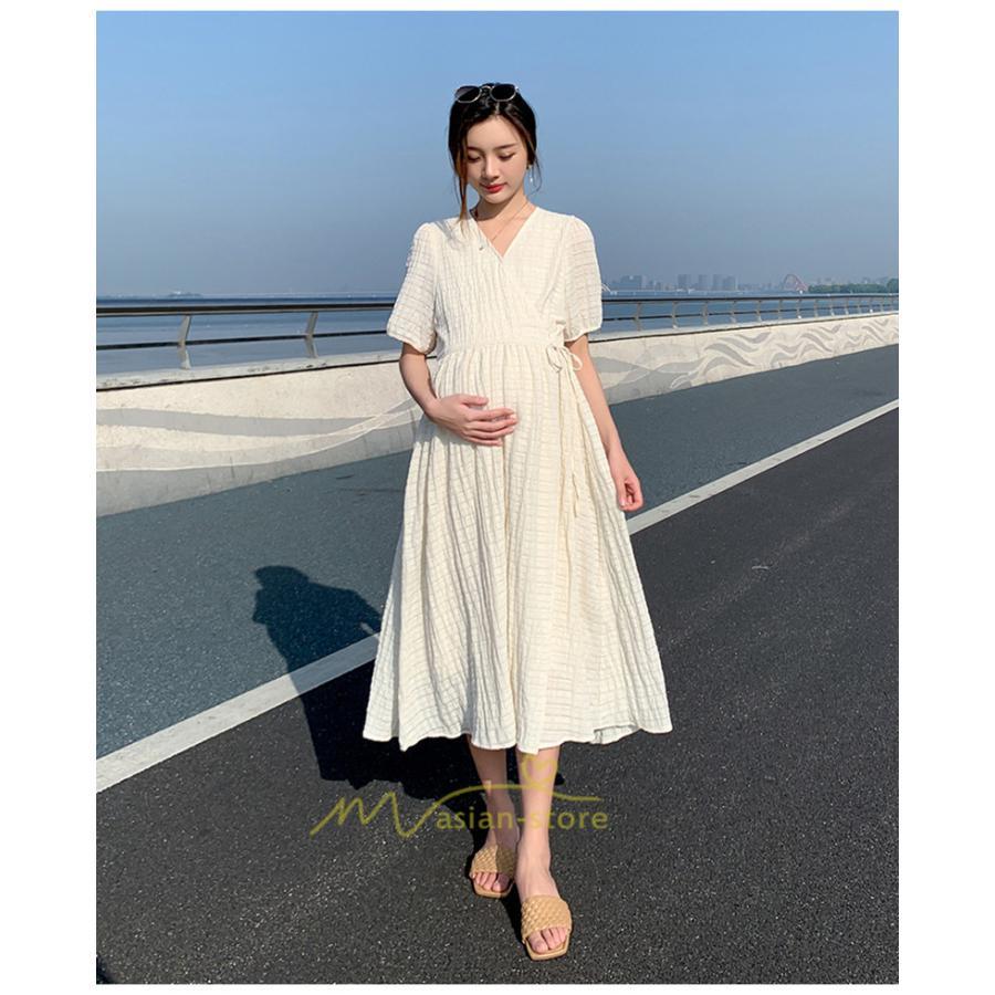 ワンピース | マタニティ 服 産前産後 ルームウェア 半袖 春 夏 安い オシャレ 妊婦服 妊婦用 マタニティウェア 上品 20代30代40代 カジュアル お出かけ 無地人気