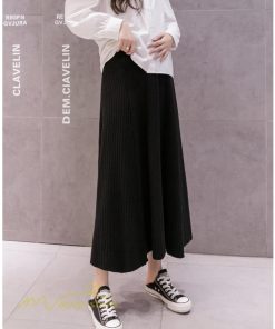 スカート | マタニティ 服 妊婦服 マタニティフレア Aライン着痩せ 産前 産後 マタニティウェア ウエスト調整 フレア 妊婦服 日常感 Aライン